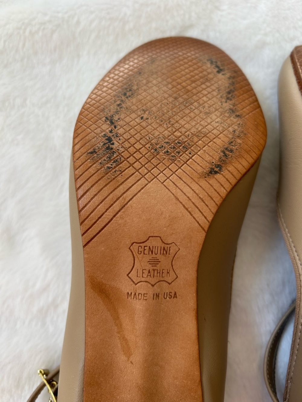 Capezio Ladies Tan Character Shoes - Picture 6 of 7